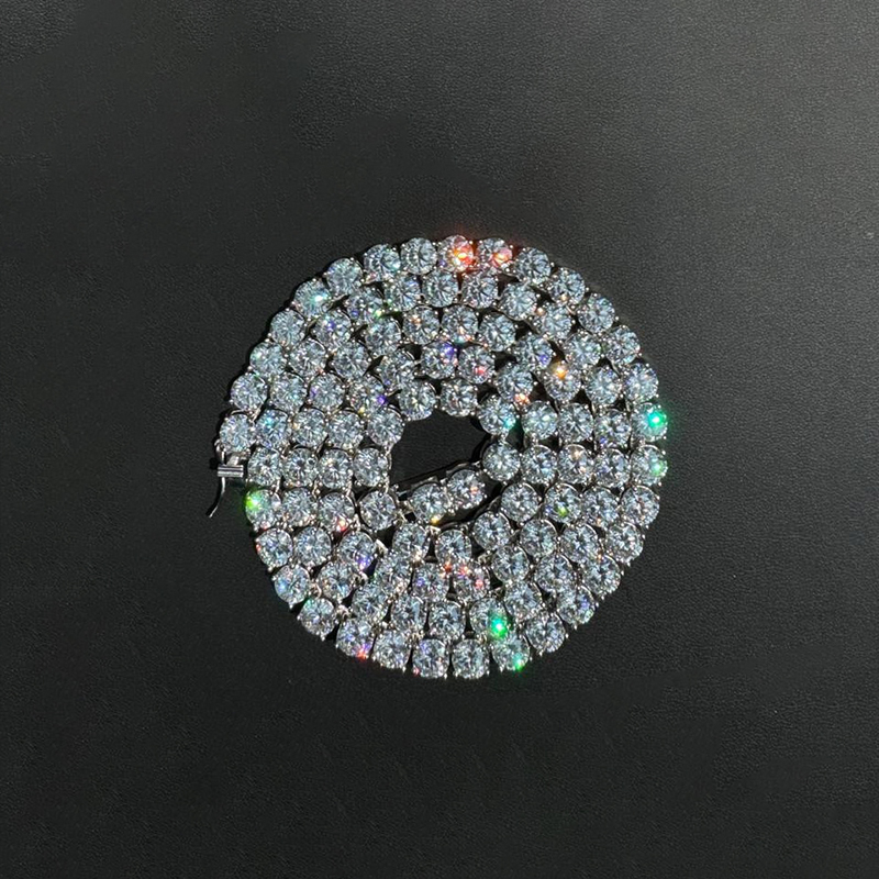 6mm S925 & Moissanite Tennis Chain 6mm S925 & Moissanite Tennis Chain