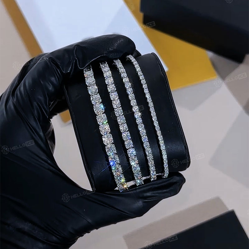 2mm/3mm/4mm/5mm/6.5mm S925 & Moissanite Tennis Bracelet