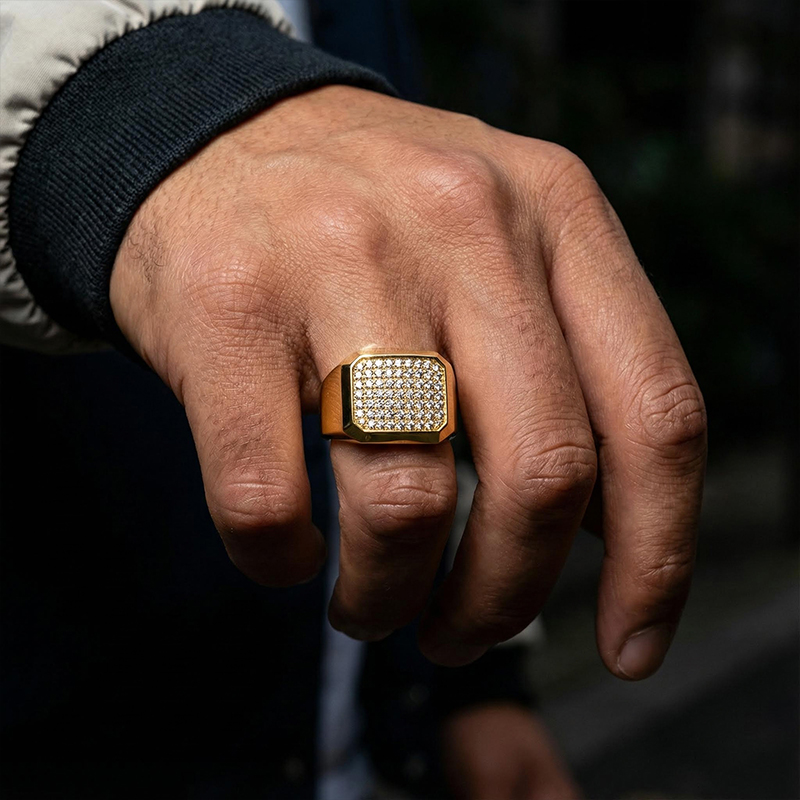 Men's Classic Diamond Ring Band