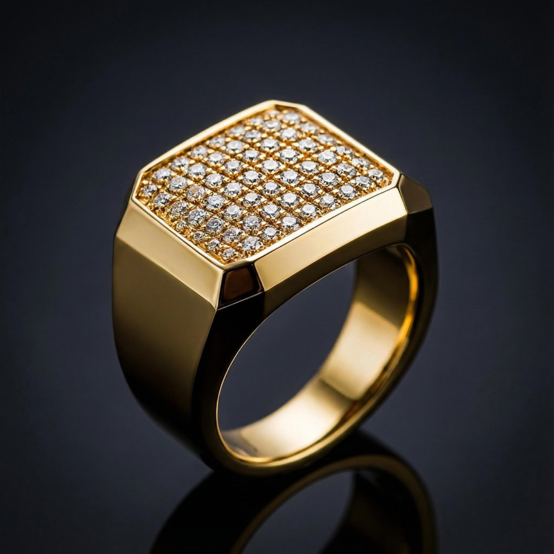 Men's Classic Diamond Ring Band