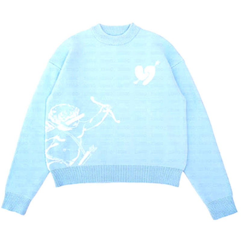 Y2K Cupid Archery Jacquard Sweater