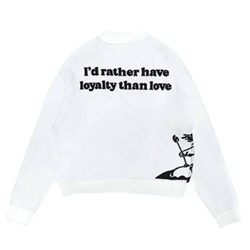 Y2K Cupid Archery Jacquard Sweater