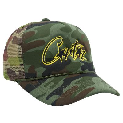 Camouflage Letter Embroidered Baseball Cap