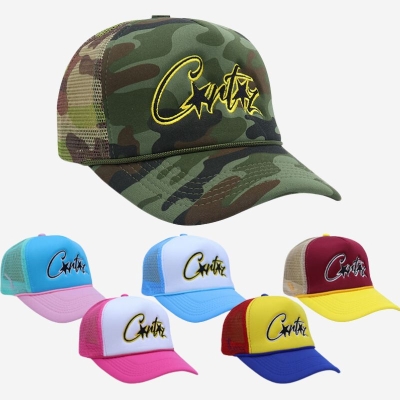 Camouflage Letter Embroidered Baseball Cap