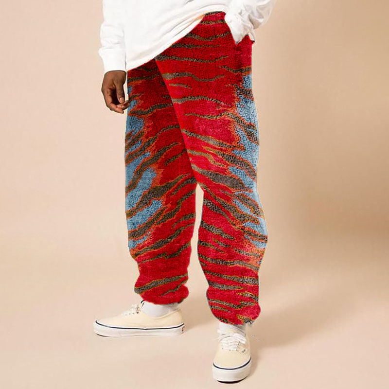 Tiger Print Flannel Pants