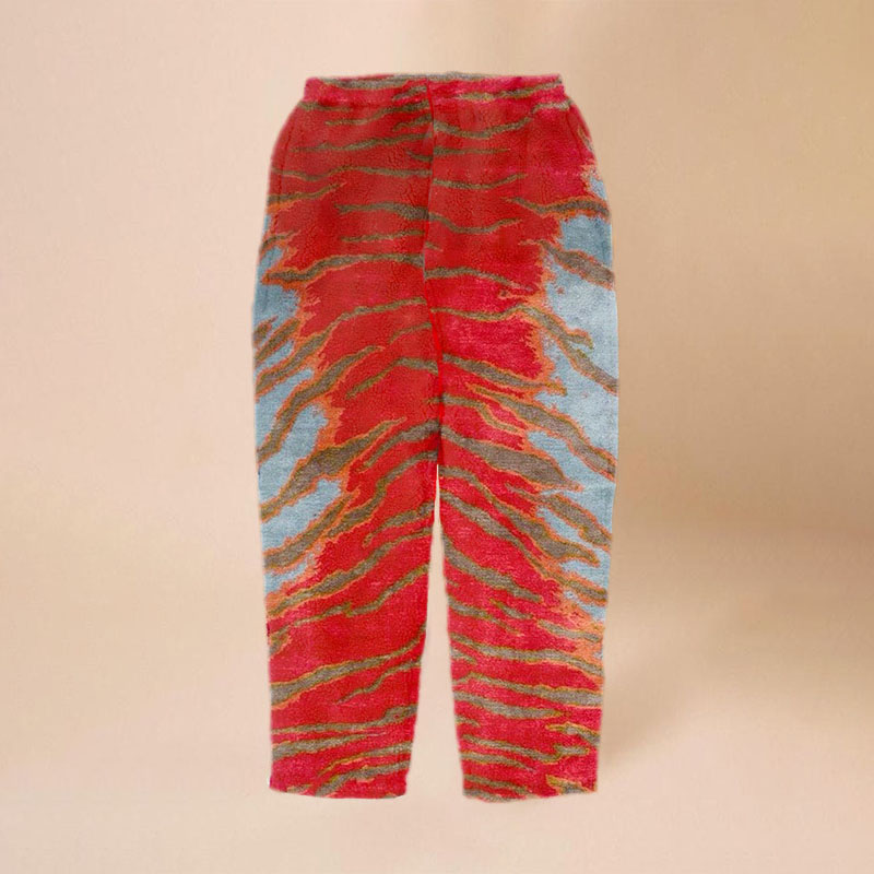 Tiger Print Flannel Pants