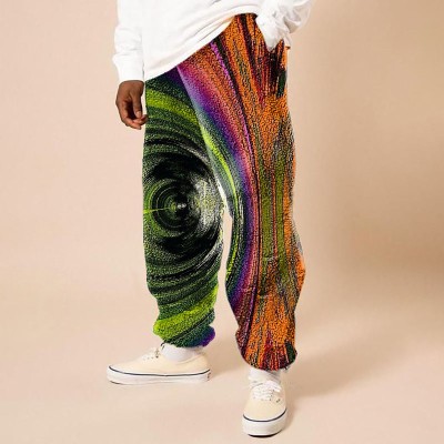 Cyber Printed Flannel Lounge Pants