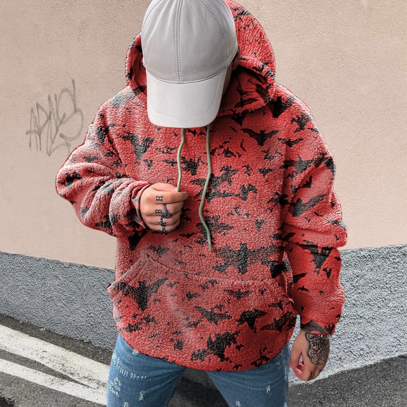 Hip Hop Graffiti Flannel Hoodie