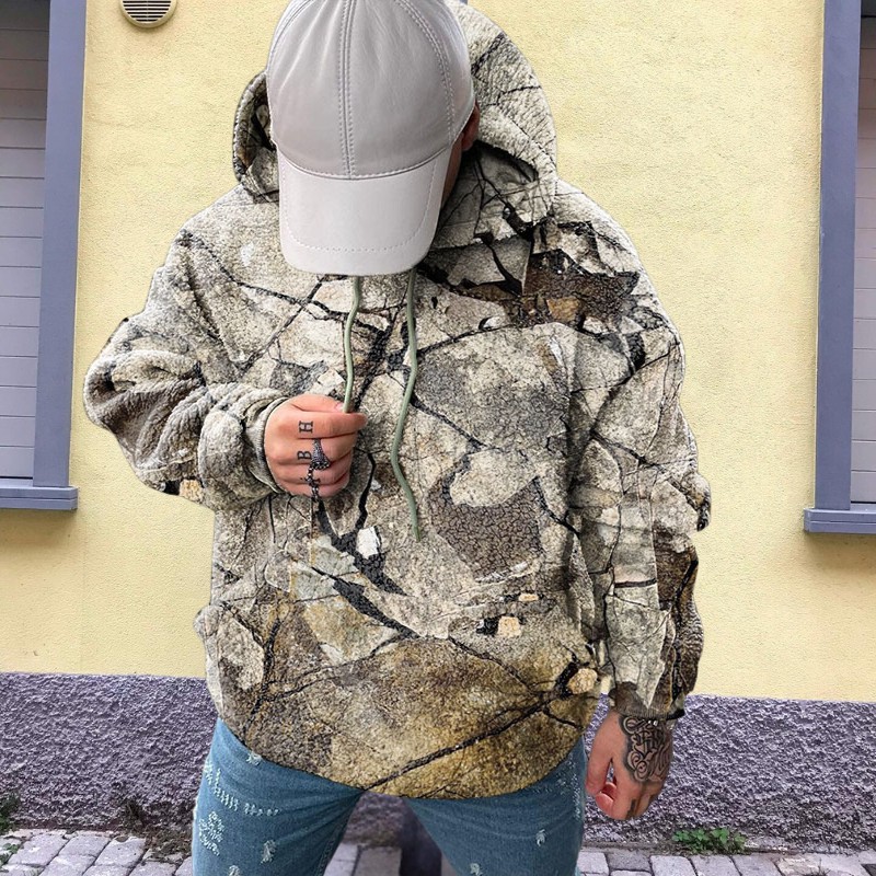 Desert Camo Flannel Hoodie