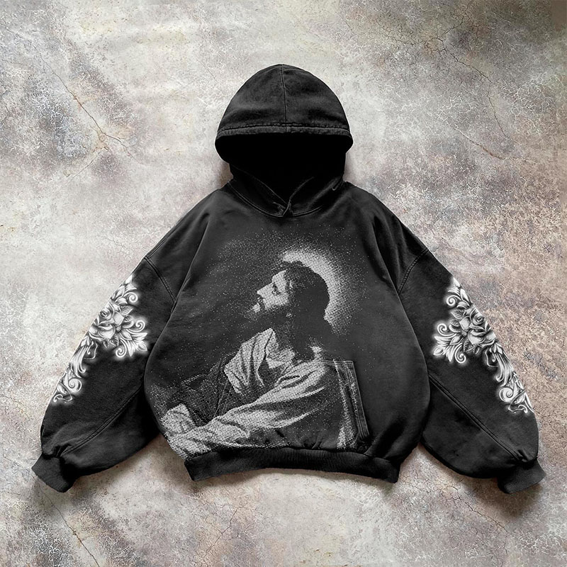 Jesus Vintage Washed Hoodie