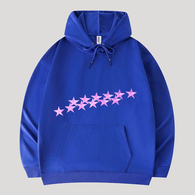 Star Print Hoodie