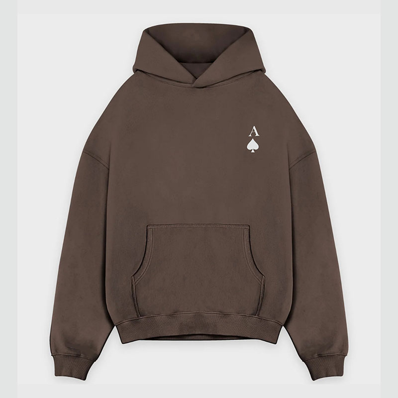 Ace of Spades Print Hoodie