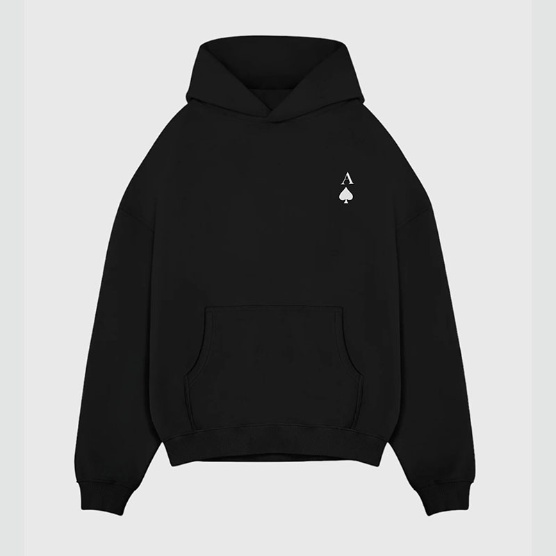 Ace of Spades Print Hoodie