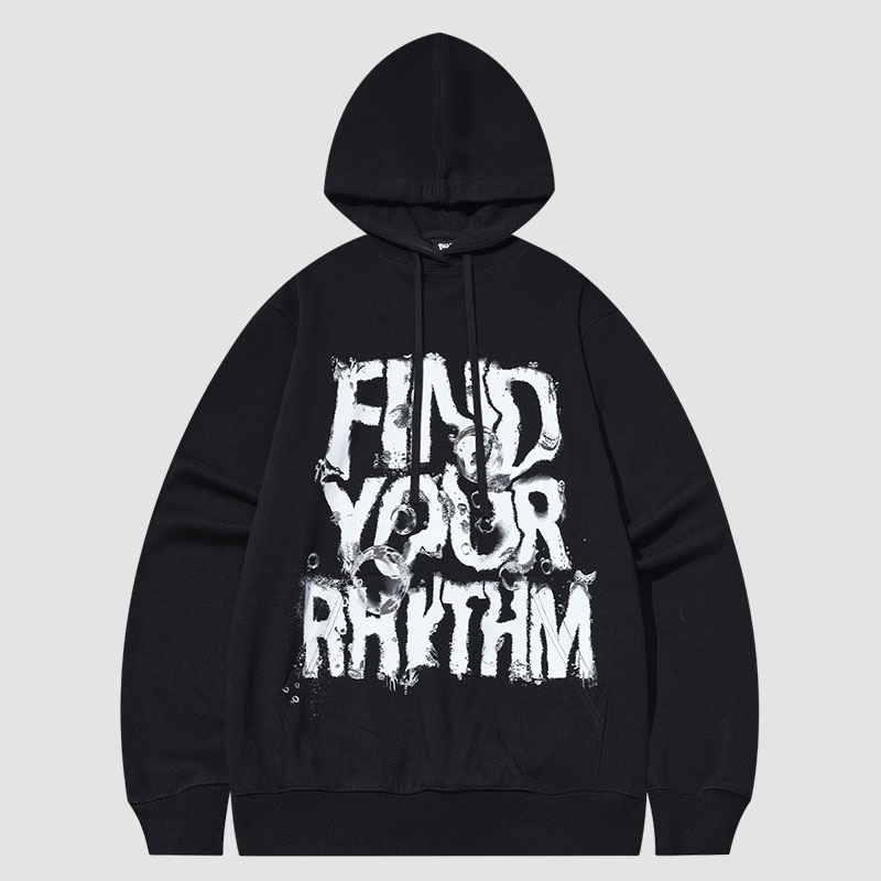 Smiley Letter Graffiti Hoodie