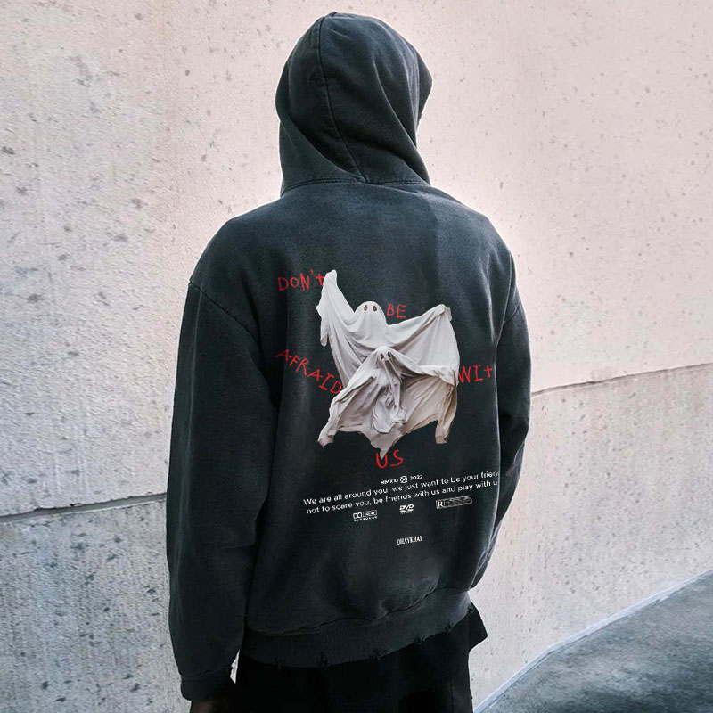 Y2K Goth Washed Hoodie