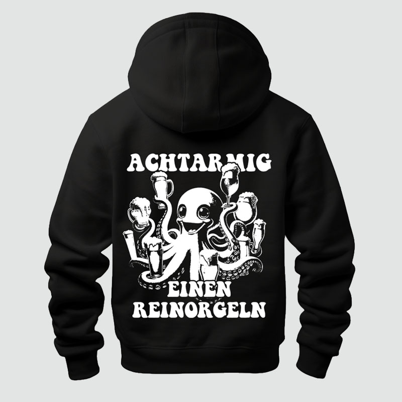 Achtarmig Hoodie Backprint