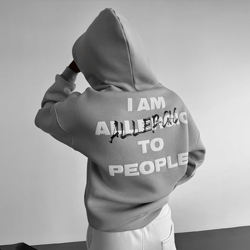 Allergic To People Hoodie