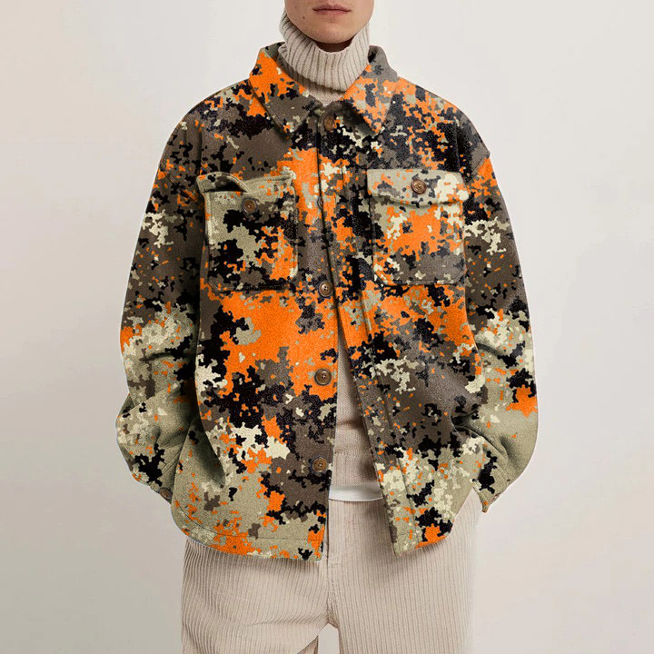 Jungle Camouflage Shirt Jacket