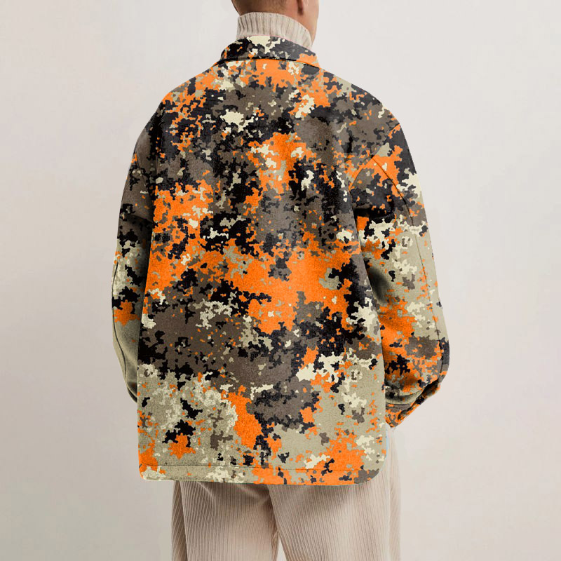 Jungle Camouflage Shirt Jacket