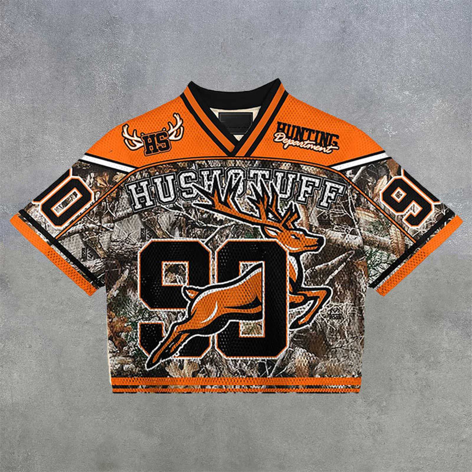 No.90  Camouflage Print Mesh Jersey