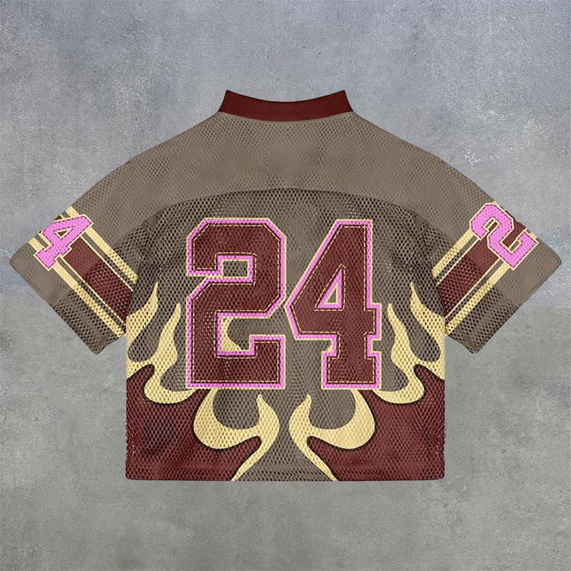 No.24 Print Mesh Jersey