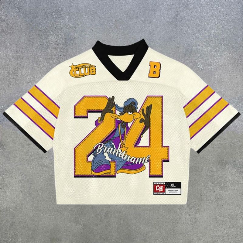 No.24 Print Mesh Jersey