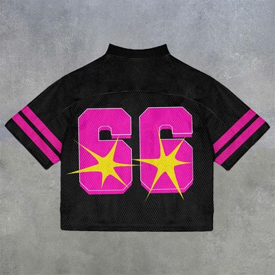 NO'66 Print Mesh Jersey