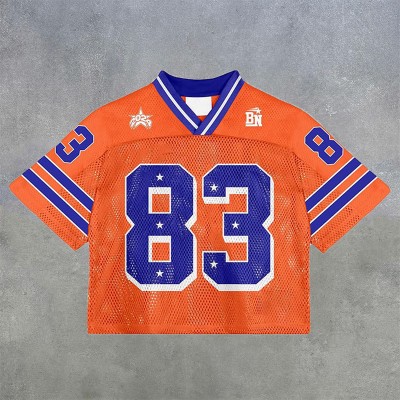 NO'83 Print Mesh Jersey