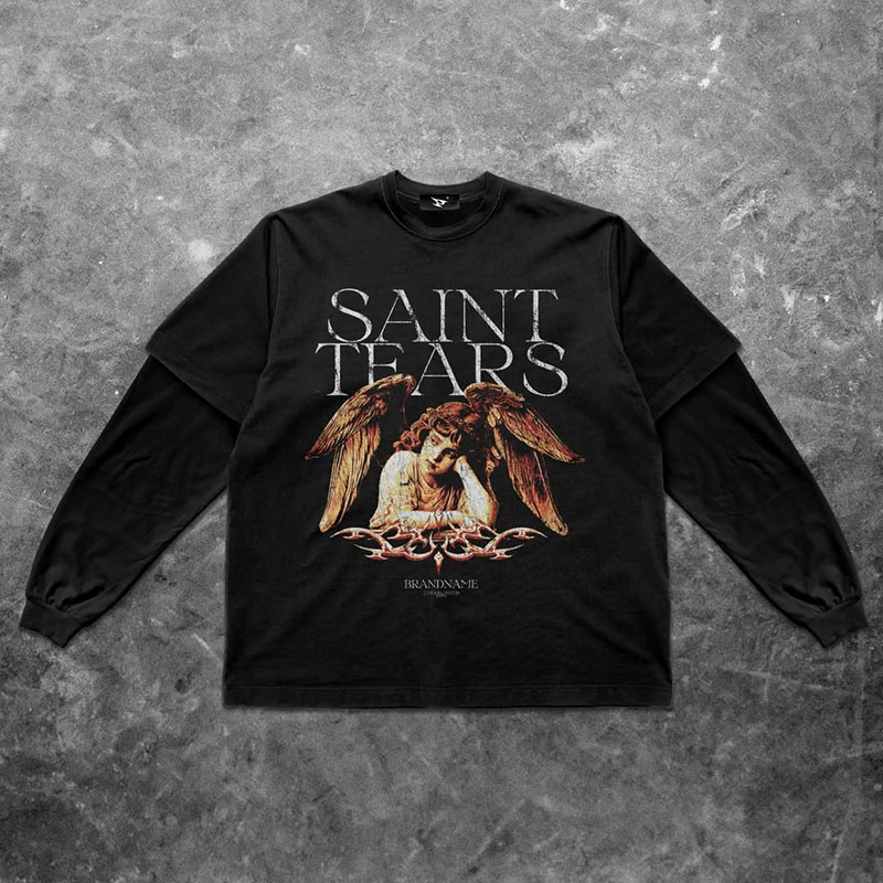 Saint Tears Goth Fake Two Tee