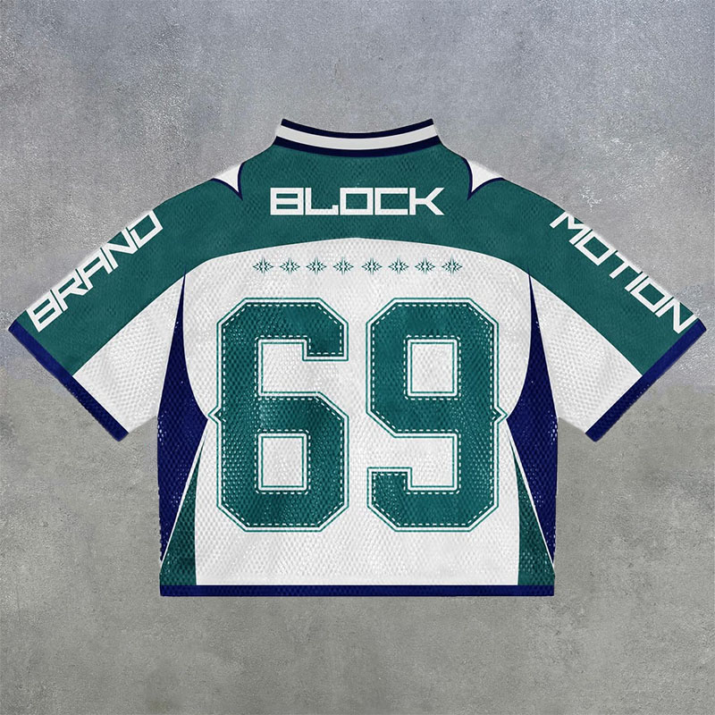 NO'69 Mesh Breathable Hip Hop Jersey