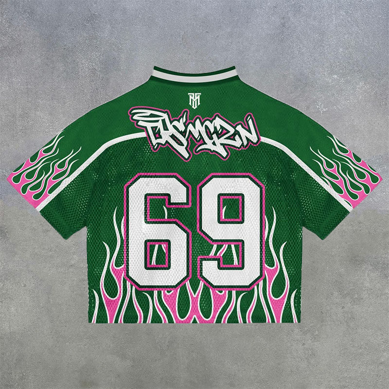 NO'69 Mesh Breathable Hip Hop Jersey