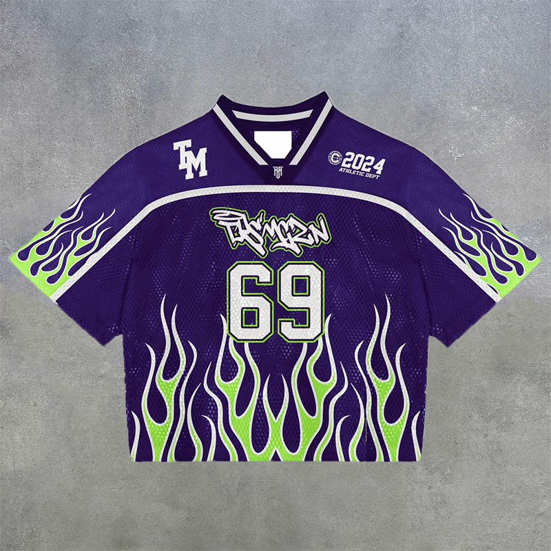 NO'69 Mesh Breathable Hip Hop Jersey