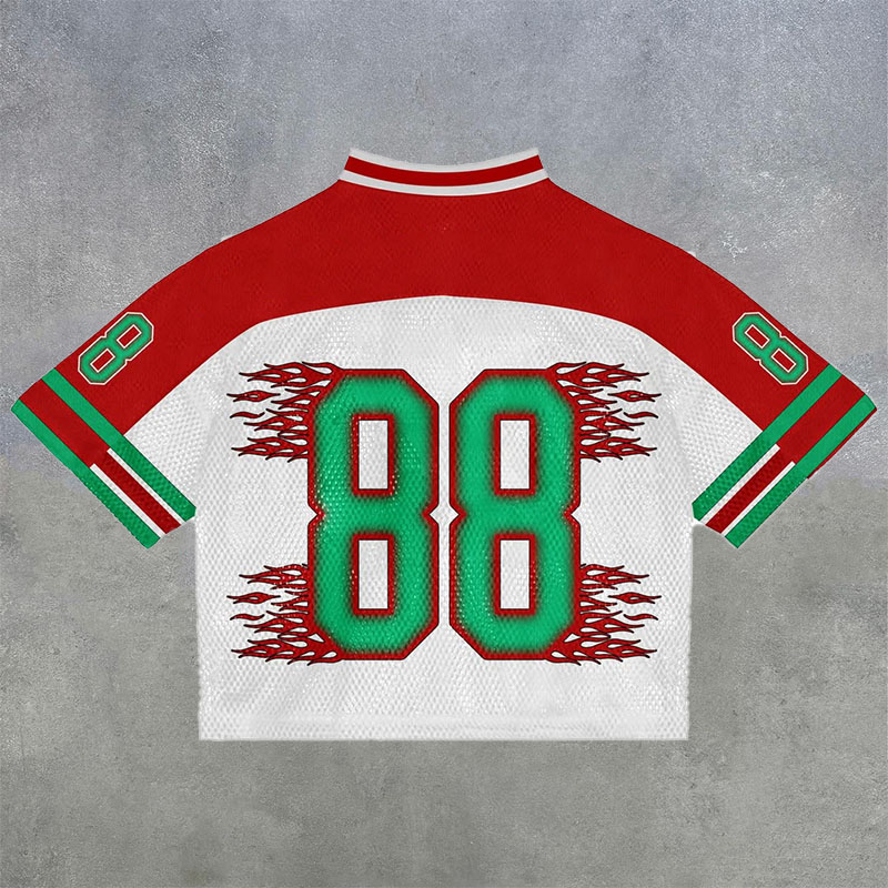 NO'88 Mesh Breathable Hip Hop Jersey