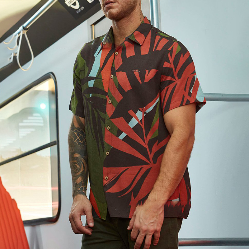 Men's Tactical Hawaiian Shirt Helloice Apparel