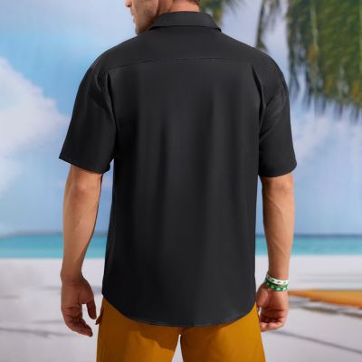 Men's Summer Shamrock Print Hawaiian Shirt