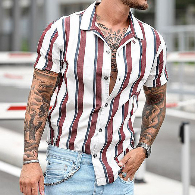 Relaxed Striped Cotton Shirt