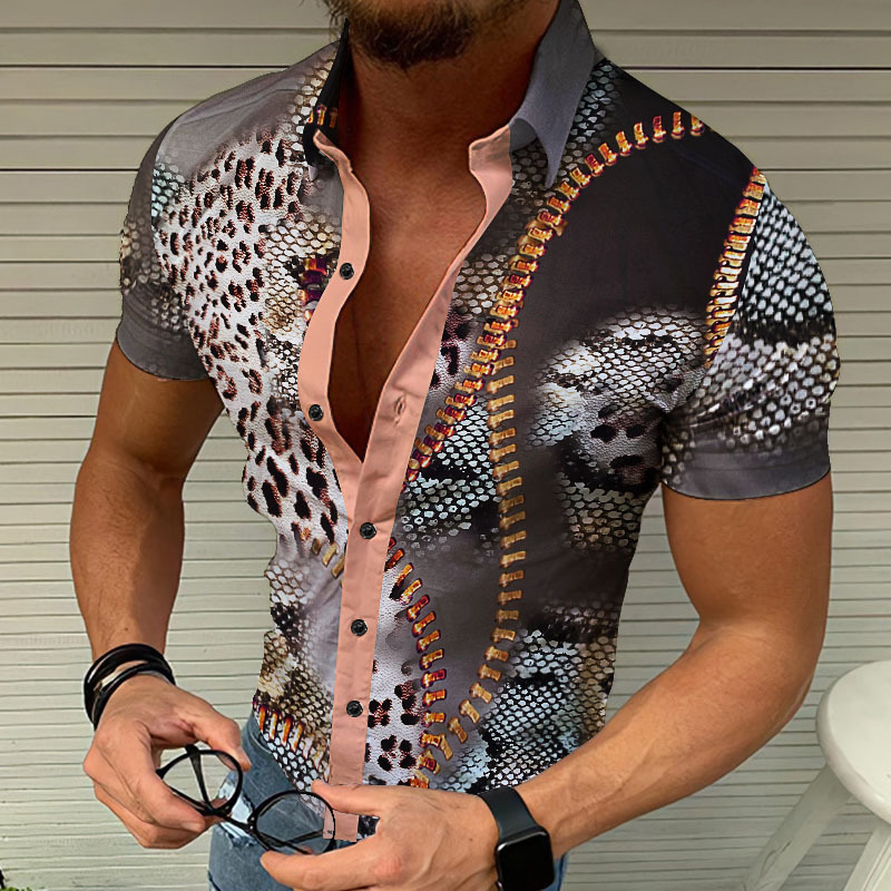 Casual Animal Print Shirt Casual Animal Print Shirt