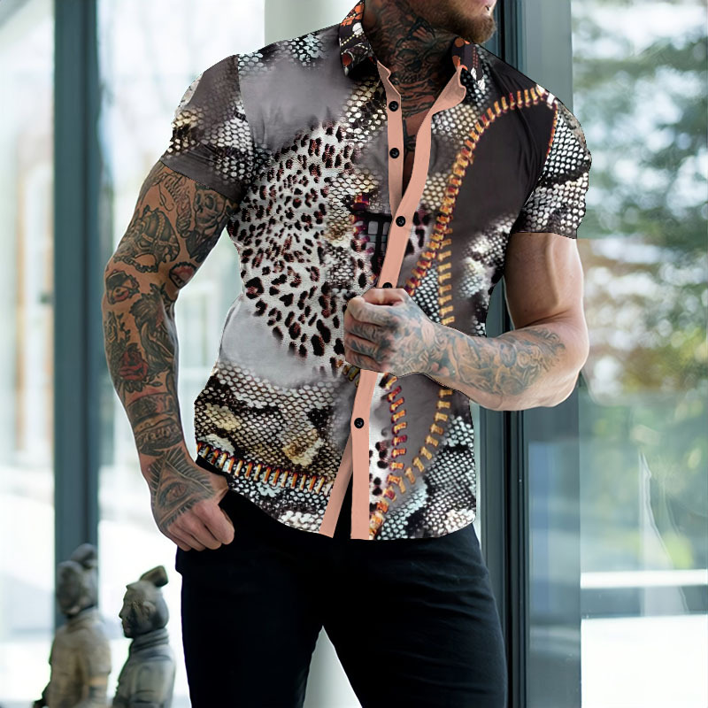 Casual Animal Print Shirt Casual Animal Print Shirt