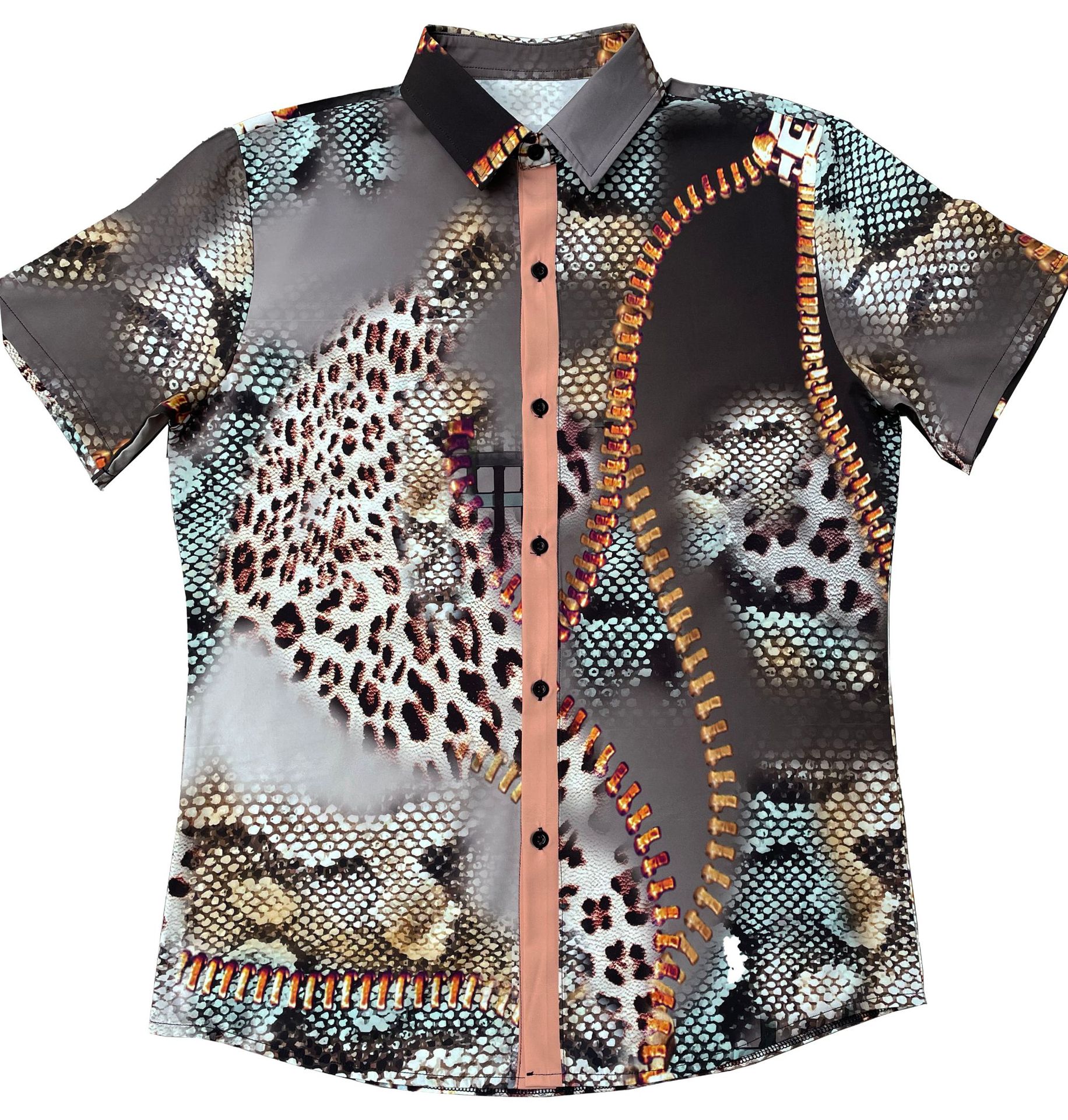 Casual Animal Print Shirt Casual Animal Print Shirt