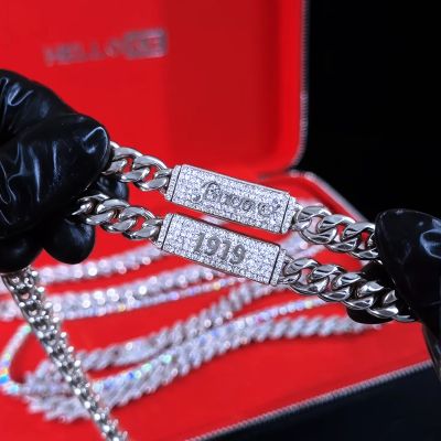 Customized Name/Number Clasp Cuban Link Chain