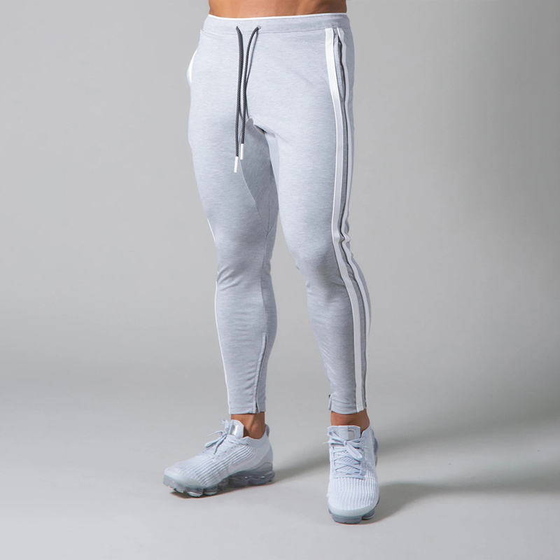 Men's Slim Fit Sweat Absorbing Zipper Jogging Pants