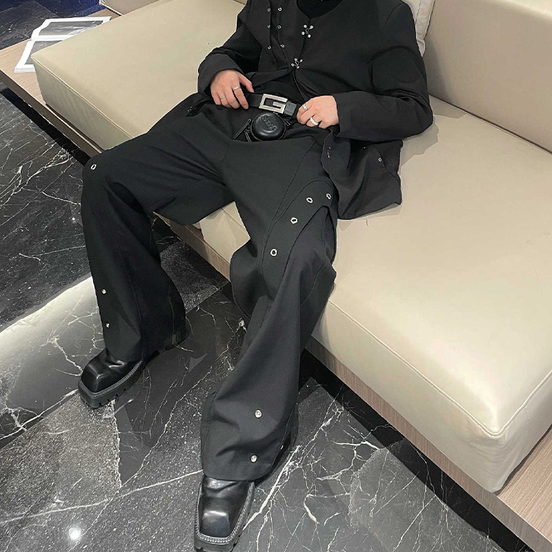 Unconstructed Straight Leg Pants