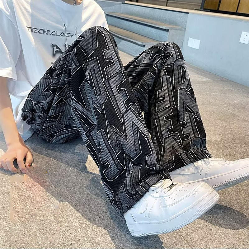 Monogram Print Track Pants