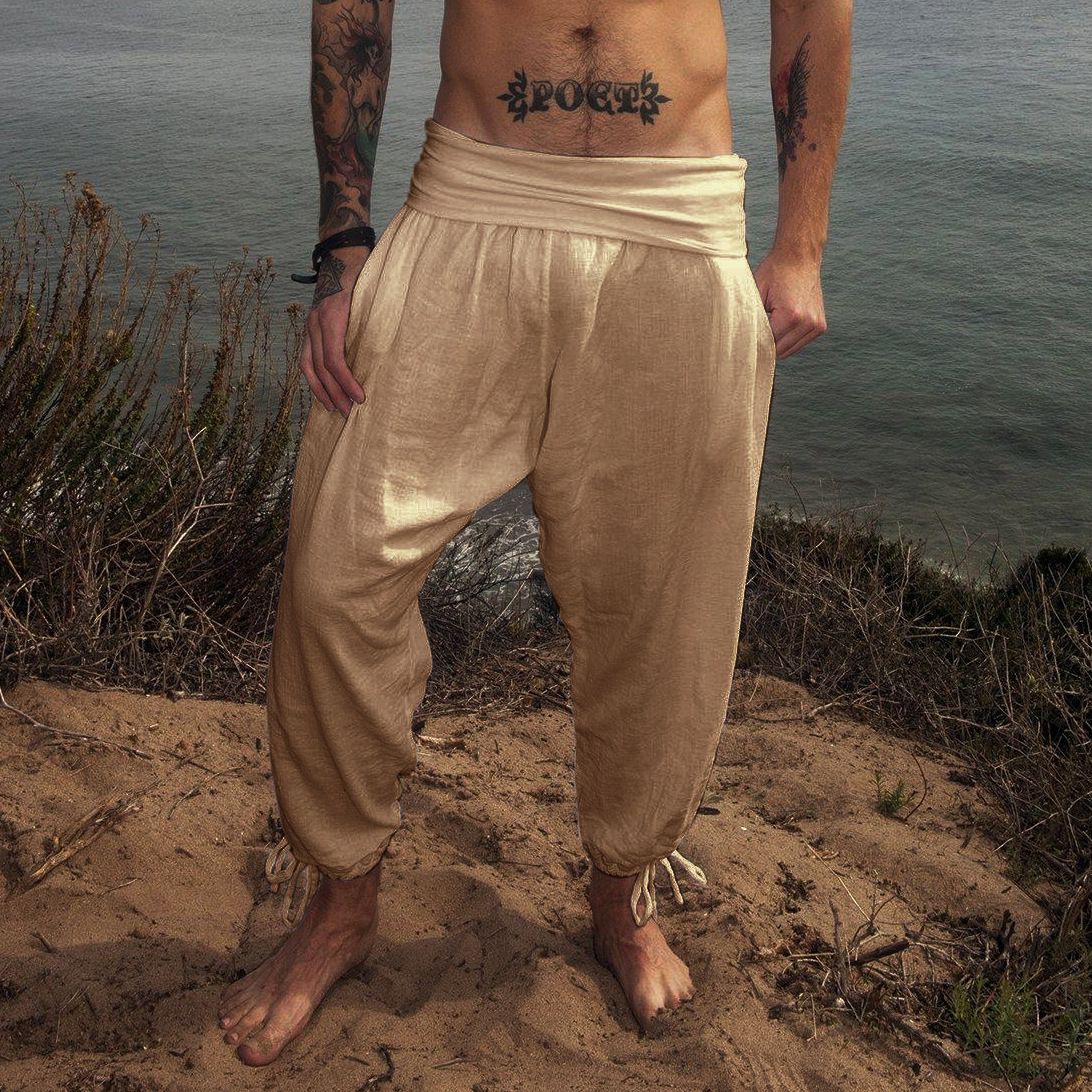 Simple Loose Beach Lounge Pants