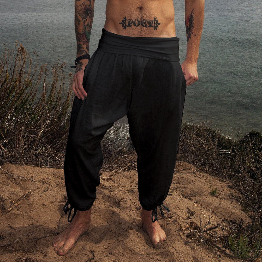 Simple Loose Beach Lounge Pants