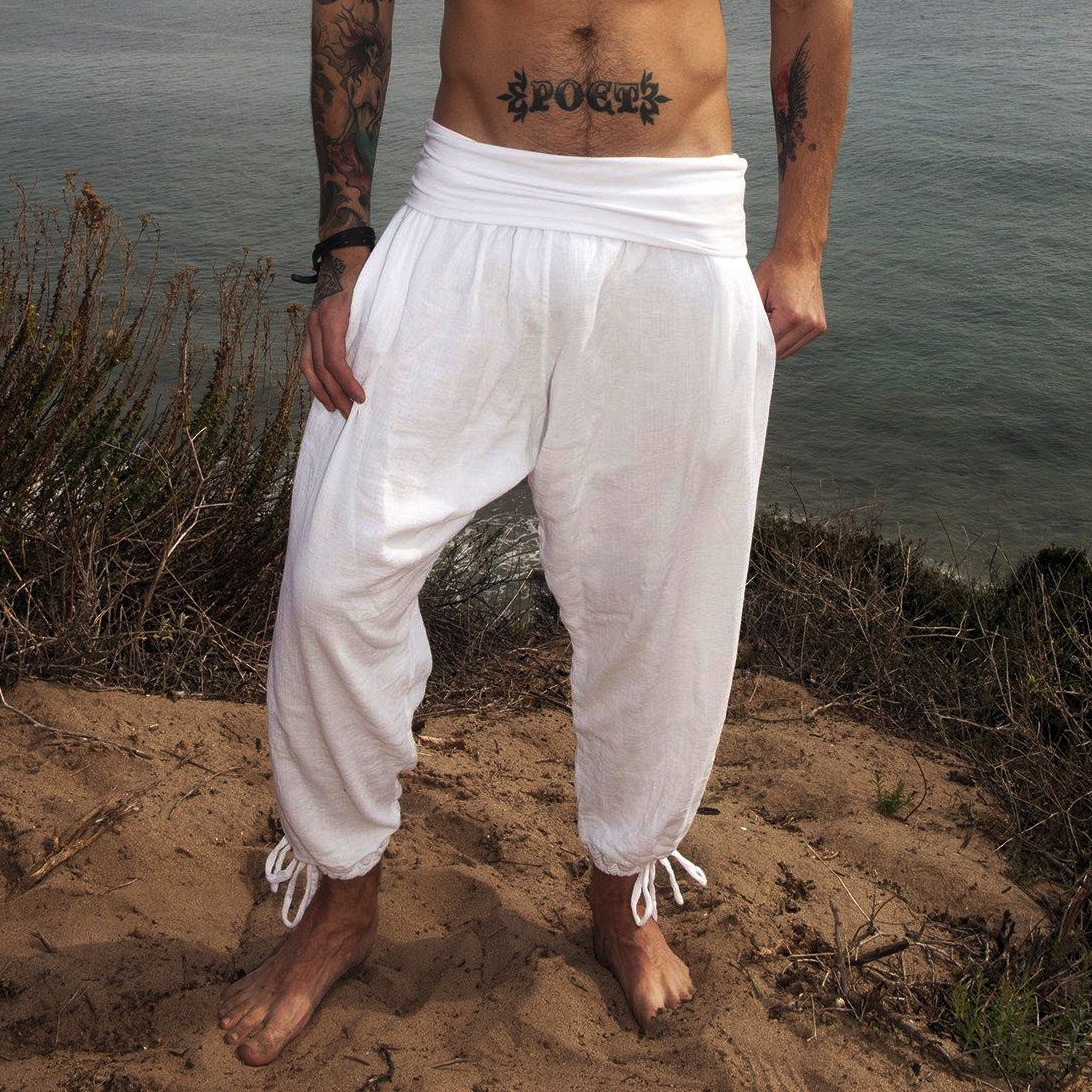 Simple Loose Beach Lounge Pants