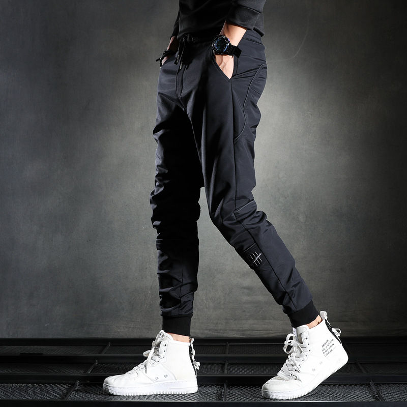 Trendy Embroidered Slim-Fit Sweatpants