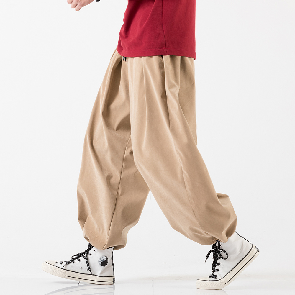 Baggy style Pants Japanese , Men's Fashion, Bottoms, Trousers on Carousell