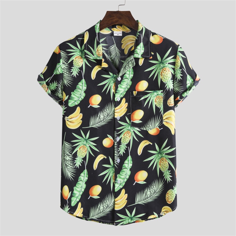 Hawaiian Print Short Sleeve Shirt