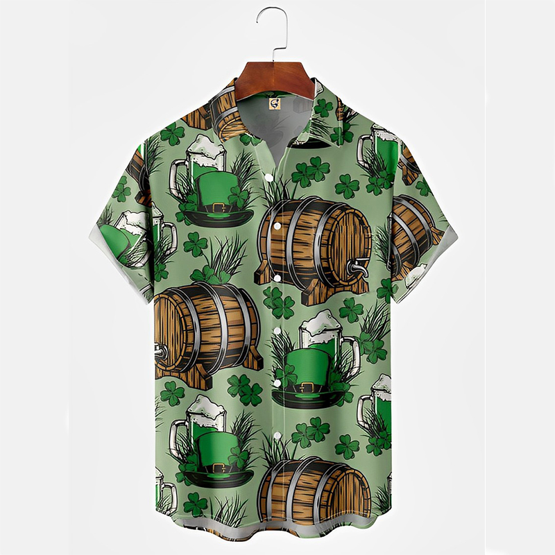 Men's Clover Print Shirt